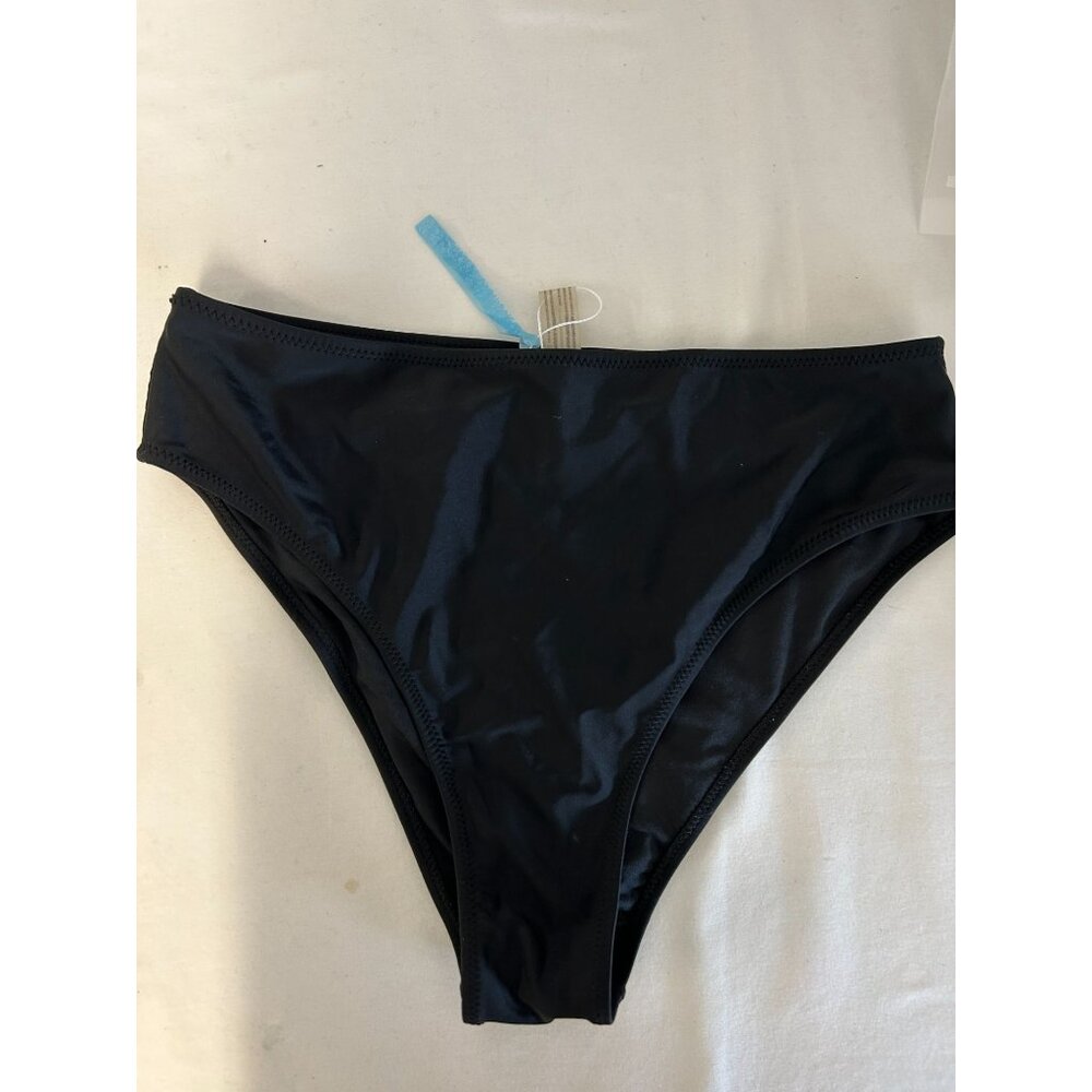 CupShe Midrise Large Bikini Bottoms Black